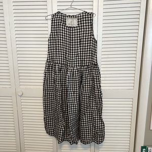 Notperfect Linen Maxi Smock Linen Dress